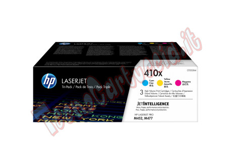 Hp - Confezione 3 Toner originale - 410X - C/M/Y - CF252XM - 5.000 pag cad