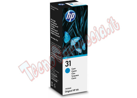 Hp - Flacone inchiostro originale - 31 - Ciano - 1VU26AE - 70 ml
