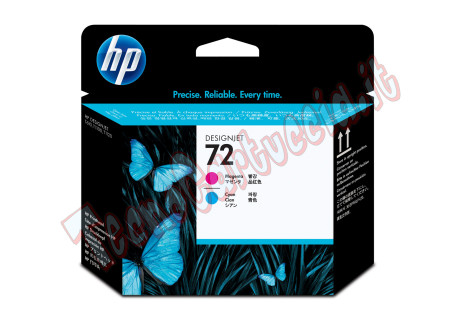 Hp - Testina di stampa originale - 72 - Magenta / Ciano - C9383A - 69 pag