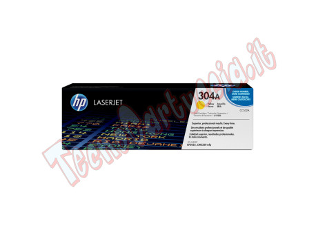 Hp - Toner originale - 304A - Giallo - CC532A - 2.800 pag