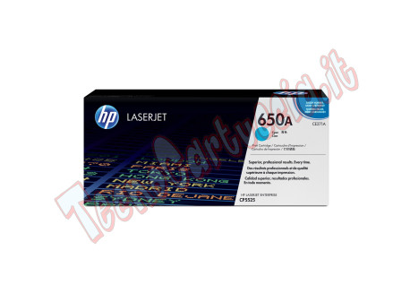 Hp - Toner originale - 650A - Ciano - CE271A - 15.000 pag
