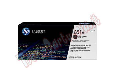 Hp - Toner originale - 651A - Nero - CE340A - 13.500 pag