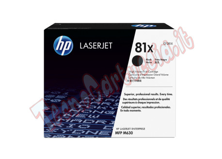 Hp - Toner originale - 81X - Nero - CF281X - 25.000 pag