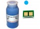 Kit Ricarica Toner per HP CE321A Ciano 1.300 Pagine con Chip 128A