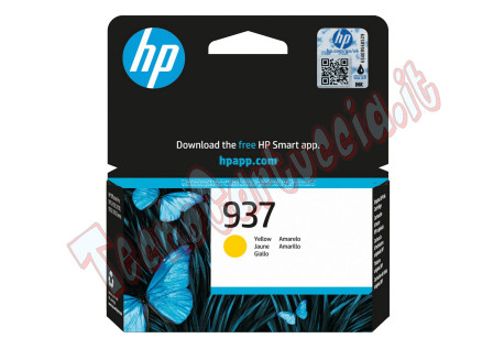 Hp originale - Cartuccia 937 - Giallo - 4S6W4NE