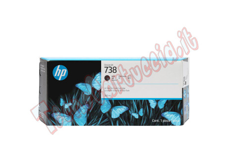 Hp originale - Cartuccia Ink DesignJet 738 - Nero - 498N8A - 300ml