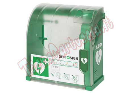 Teca per Defibrillatore da Esterno DefiSign AVIA 200 DS-200 Riscaldato e Ventilato colore Verde DAE