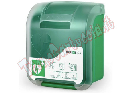 Teca per Defibrillatore da Interno DefiSign Universale con Allarme colore Verde DAE