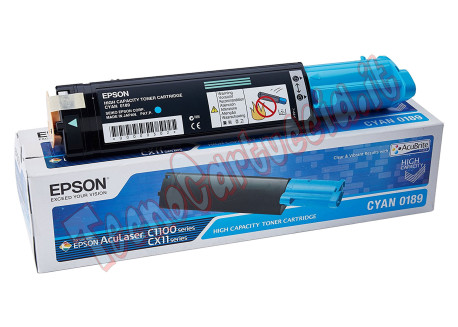 Toner Originale Epson S050189 Ciano 4.000 Pagine PROMOZIONE