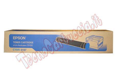 Toner Originale Epson S050197 Ciano 12.000 Pagine PROMOZIONE