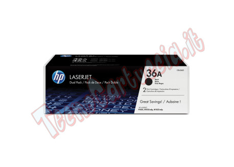 Toner Originale HP CB436AD 2.000 Pagine 36A CONFEZIONE DOPPIA