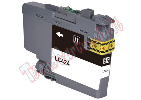 Cartuccia Compatibile Brother LC424BK Nero 750 Pagine LC-424BK