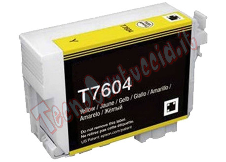 Cartuccia Compatibile Epson T760440 Giallo T7604 Orca