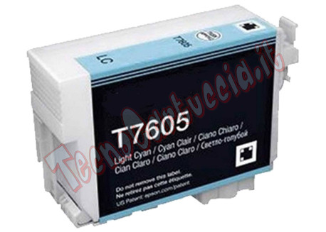Cartuccia Compatibile Epson T760540 Ciano Fotografico T7605 Orca