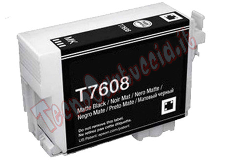 Cartuccia Compatibile Epson T760840 Nero Opaco T7608 Orca