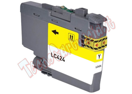 Cartuccia Originale Brother LC424Y Giallo 750 Pagine LC-424Y