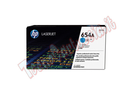 Hp - Toner originale - 654A - Ciano - CF331A - 15.000 pag