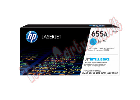 Hp - Toner originale - 655A - Ciano - CF451A - 10.500 pag