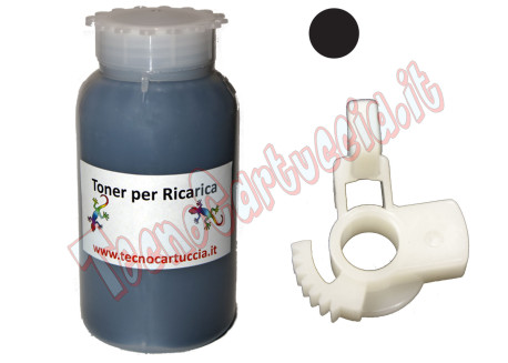 Kit Ricarica Toner per Brother TN-2005 1.500 Pagine con Ingranaggio