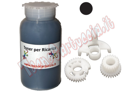Kit Ricarica Toner per Brother TN-2120 2.600 Pagine con Ingranaggio