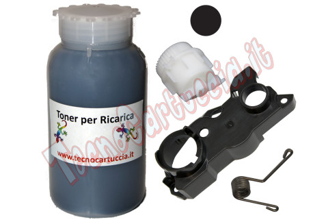 Kit Ricarica Toner per Brother TN-2220 2.600 Pagine con Ingranaggio