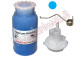 Kit Ricarica Toner per Brother TN-230C Ciano 1.400 Pagine con Ingranaggio