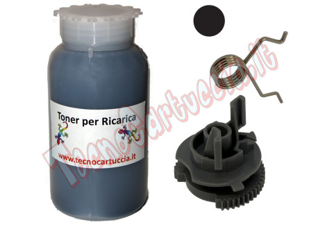 Kit Ricarica Toner per Brother TN-325BK Nero 4.000 Pagine con Ingranaggio