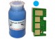 Kit Ricarica Toner per Samsung CLT-C506L SU038A Ciano 3.500 Pagine con Chip