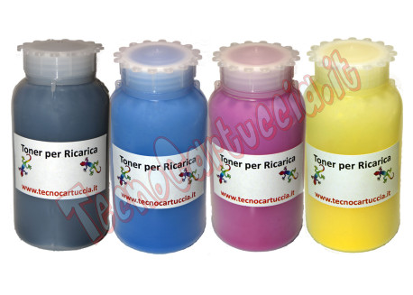 Kit Ricarica Toner per Samsung CLT-406S 4 Colori