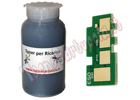 Kit Ricarica Toner per Samsung MLT-D203E SU885A 10.000 Pagine con Chip