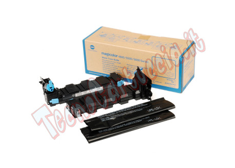 Konica Minolta - Scatola 2 vaschette recupero Toner - C/M/Y 9.000 pag / K 36.000 pag