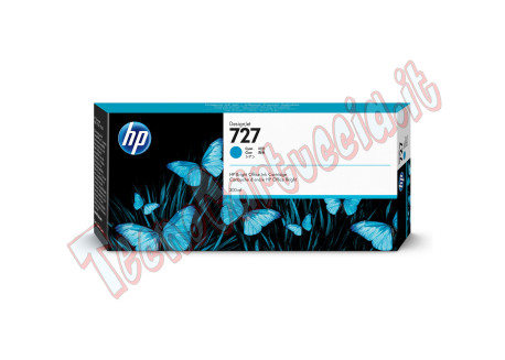 Hp - Cartuccia ink originale - 727 - Ciano - F9J76A - 300ml