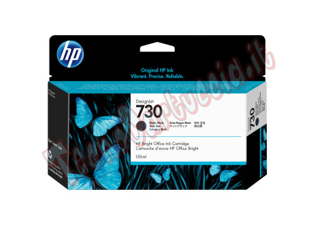 Hp - Cartuccia ink originale - 730 - Nero opaco - P2V65A - 130ml