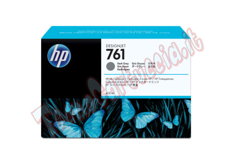 Hp - Cartuccia ink originale - 761 - Grigio scuro - CM996A - 400ml