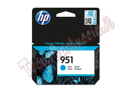 Hp - Cartuccia ink originale - 951 - Ciano - CN050AE - 700 pag