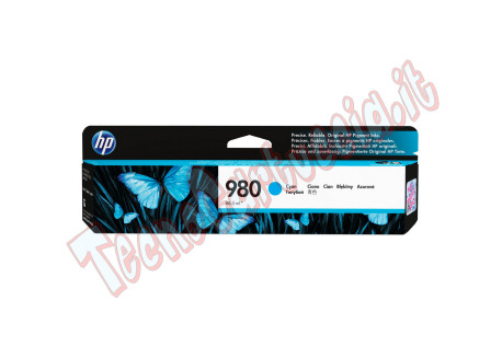 Hp - Cartuccia ink originale - 980 - Ciano - D8J07A - 6.600 pag