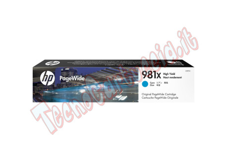 Hp - Cartuccia ink originale - 981X - Ciano - L0R09A - 10.000 pag