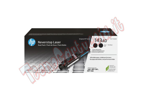 Hp - Conf. 2 pezzi Kit di ricarica Toner originale - 143AD - Nero - W1143AD - 2.500 pag