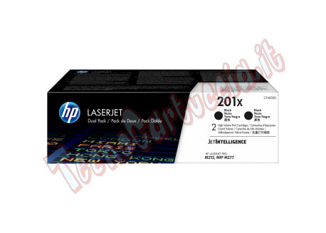 Hp - Confezione 2 Toner originale - 201X - Nero - CF400XD - 2.800 pag cad