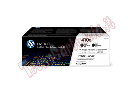 Hp - Confezione 2 Toner originale - 410X - Nero - CF410XD - 6.500 pag cad