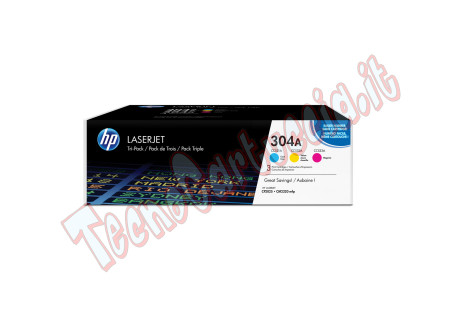 Hp - Confezione 3 Toner originale - 304A - C/M/Y - CF372AM - 2.800 pag cad