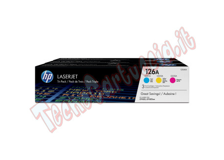Hp - Toner originale - 126A - C/M/Y - CF341A - 1.000 pag cad