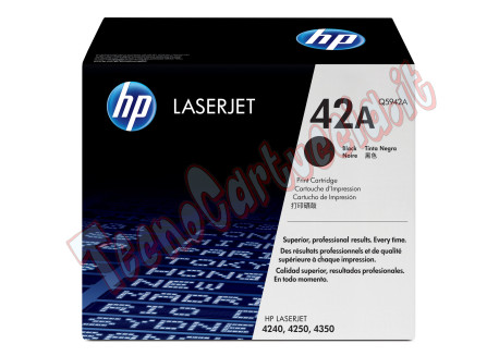 Hp - Toner originale - 42A - Nero - Q5942A - 10.000 pag