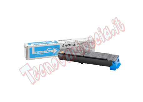 Kyocera - Toner Kit - Ciano - TK-5205C - 1T02R5CNL0 - 12.000 pag