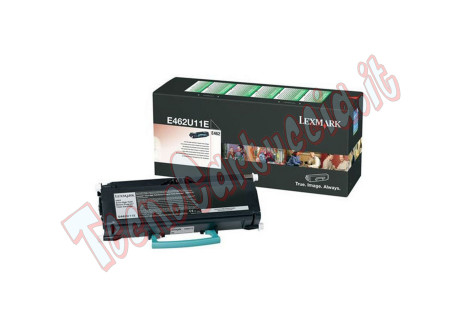 Lexmark - Cartuccia - Nero - E462U11E - return program - 18.000 pag