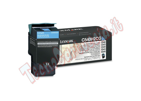 Lexmark - Toner - Ciano - C540H2CG - non return program - 2.000 pag