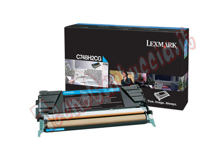 Lexmark - Toner - Ciano - C748H2CG - non return program - 10.000 pag