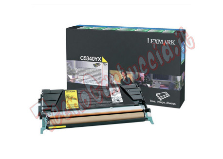 Lexmark - Toner - Giallo - C5340YX - return program - 7.000 pag