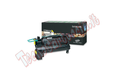 Lexmark - Toner - Giallo - C792X1YG - return program - 20.000 pag