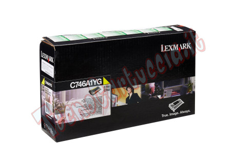 Lexmark - Toner - Giallo - X746A1YG - return program - 7.000 pag